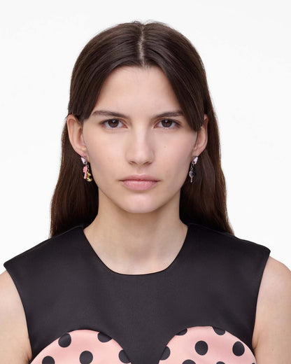 Marc Jacobs Featured - The Dollhouse Charm Earrings Silver/Multi