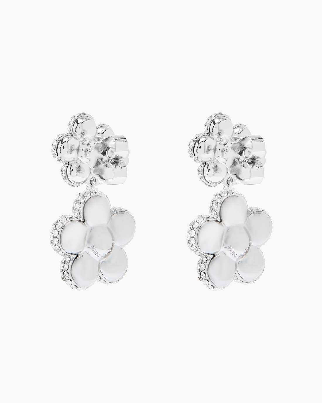 Marc Jacobs Classic - The Daisy Balloon Drop Earrings Silver/Crystal
