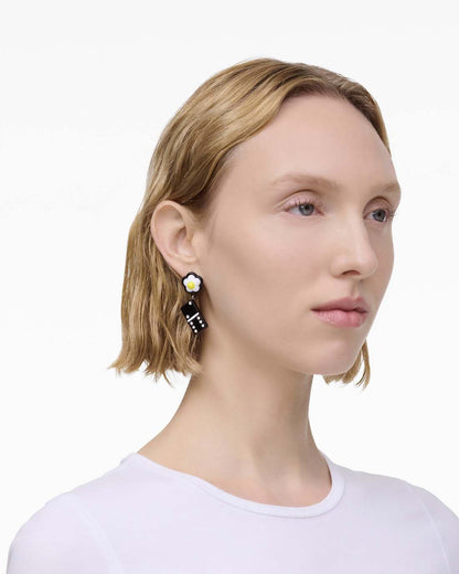 Marc Jacobs Best Price - The Sticker Charm Earrings Silver Multi
