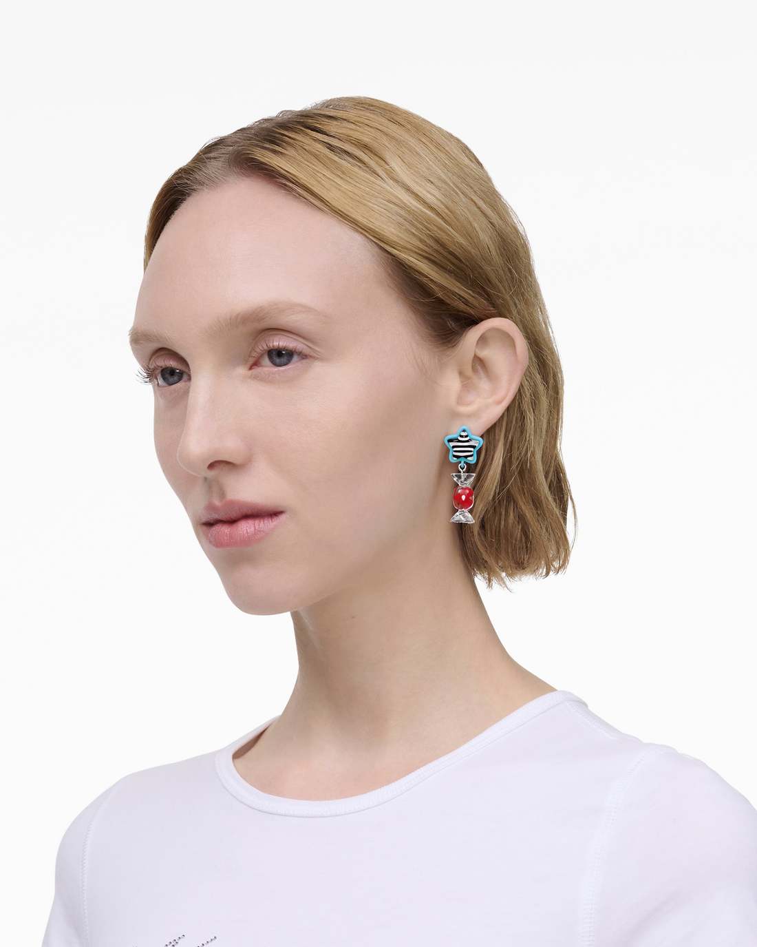 Marc Jacobs Best Price - The Sticker Charm Earrings Silver Multi