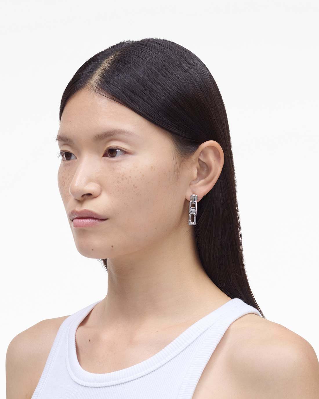 Marc Jacobs Quality - J Marc Zipper Earrings Silver