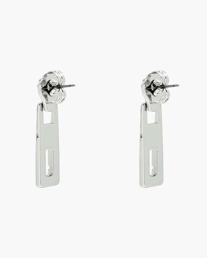 Marc Jacobs Quality - J Marc Zipper Earrings Silver