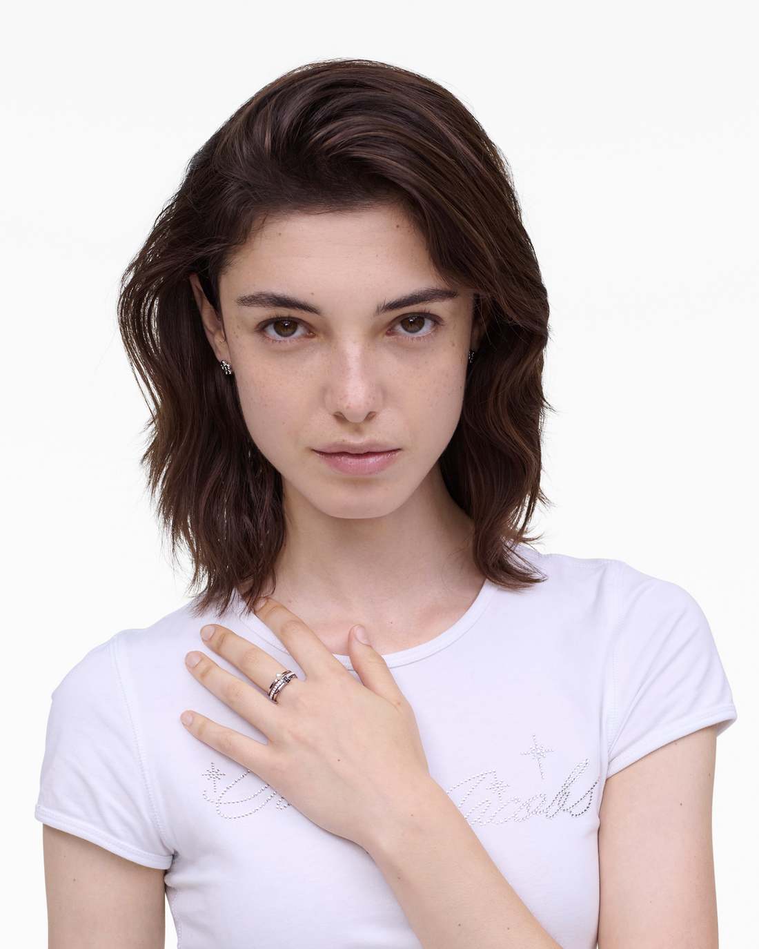 Marc Jacobs Recommended - The Rouge Ring Set Silver/Multi