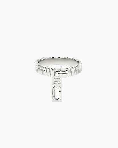 Marc Jacobs Top Pick - J Marc Zipper Ring Silver