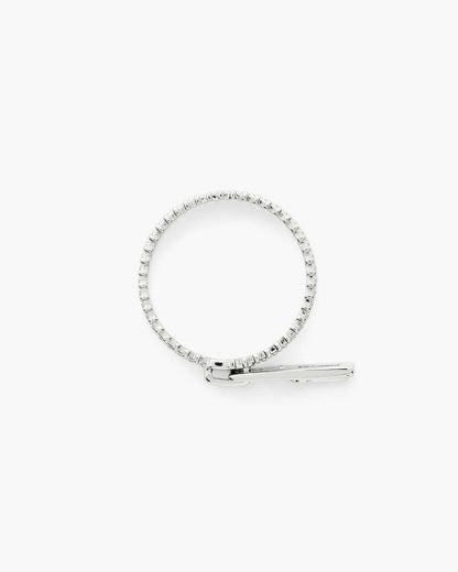Marc Jacobs Top Pick - J Marc Zipper Ring Silver