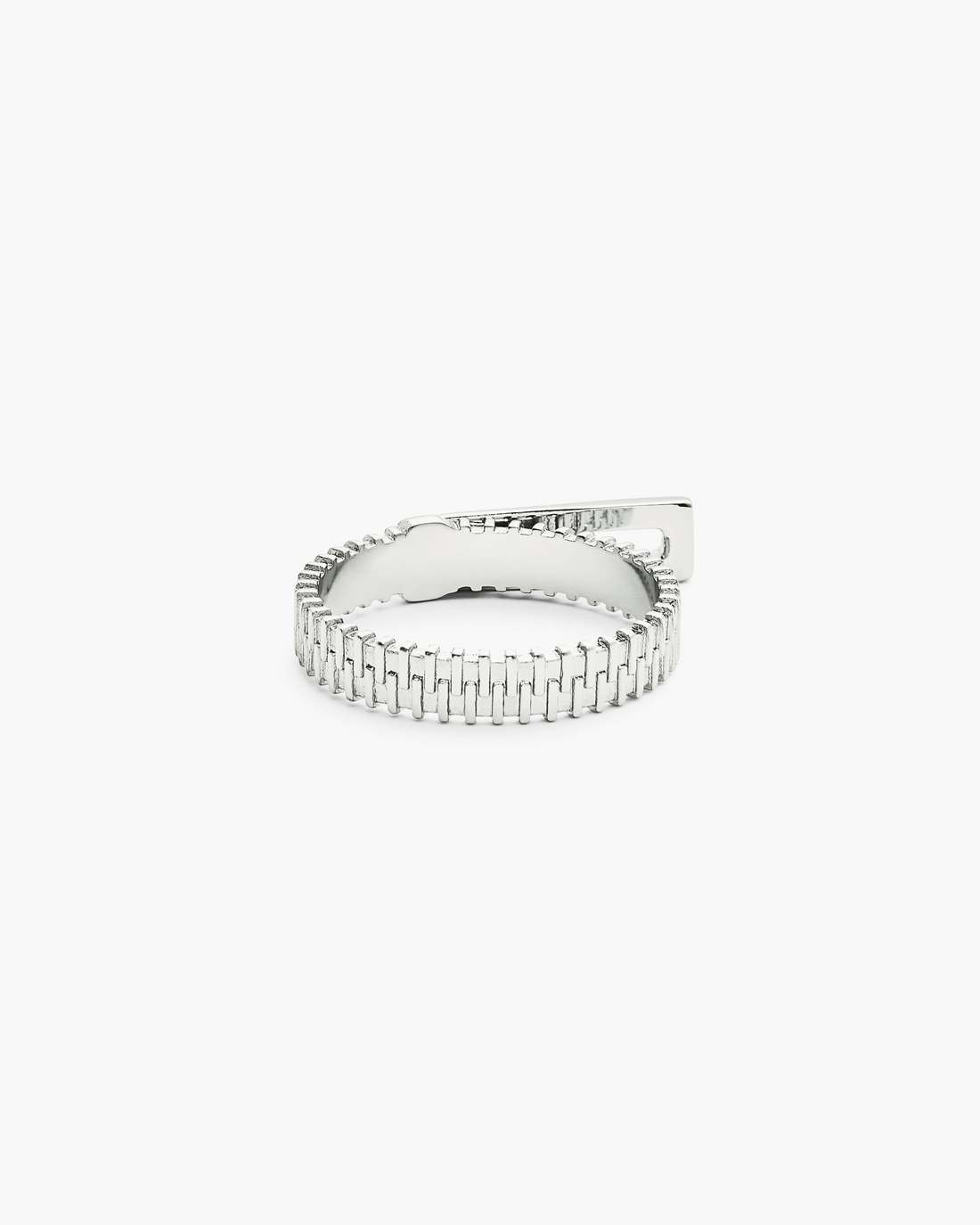 Marc Jacobs Top Pick - J Marc Zipper Ring Silver