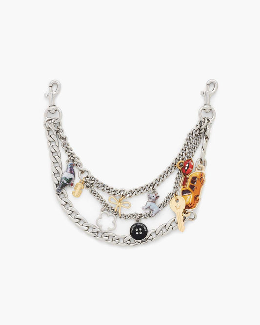 Marc Jacobs Exclusive - The Trinket Charm Chain Shoulder Strap Nickel