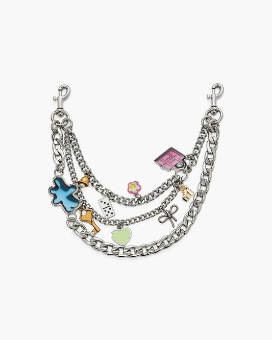 Marc Jacobs Best Price - The Sticker Chain Shoulder Strap Nickel