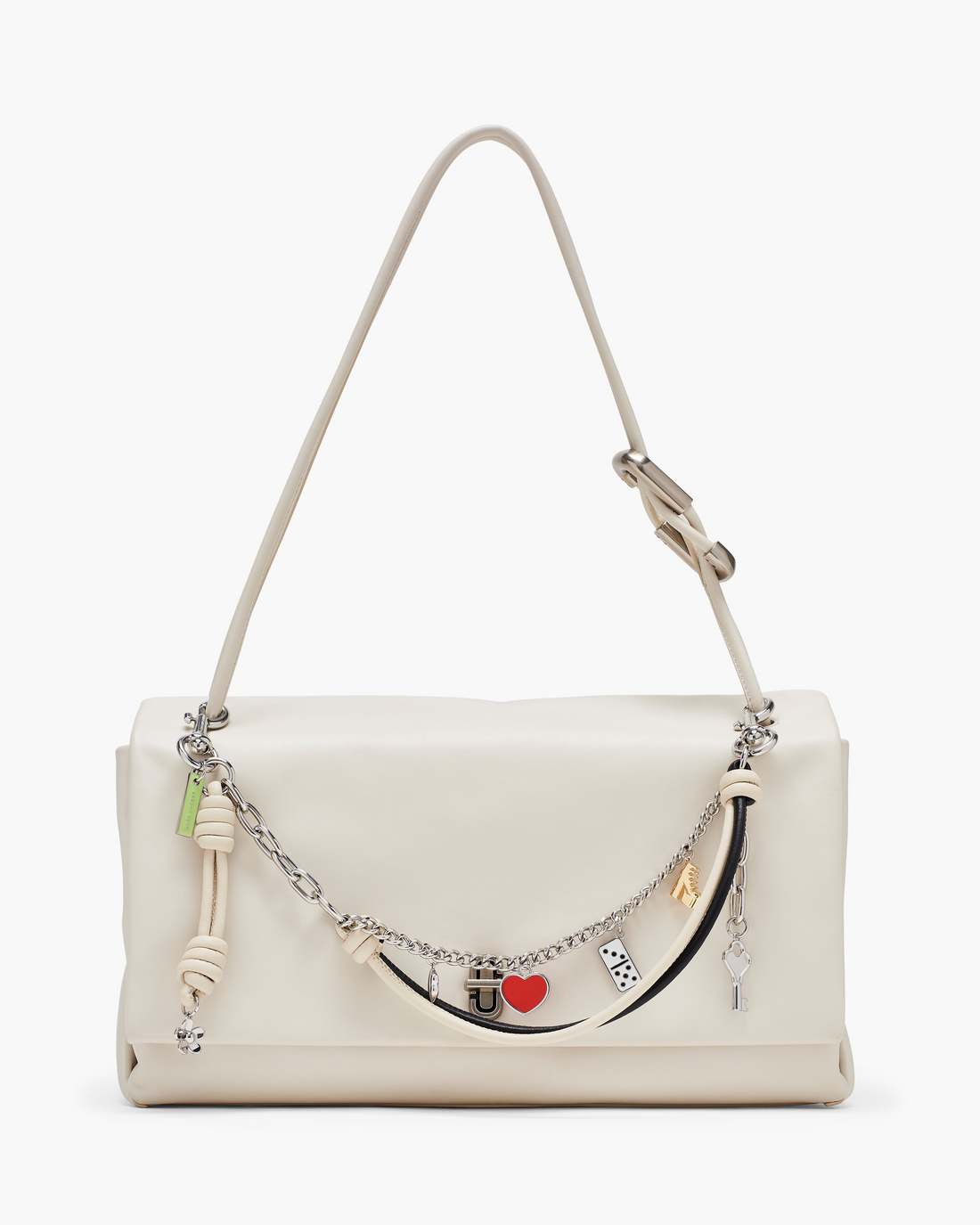 Marc Jacobs Exclusive - The Mini Icon Chain Bag Charm Black/Cloud White