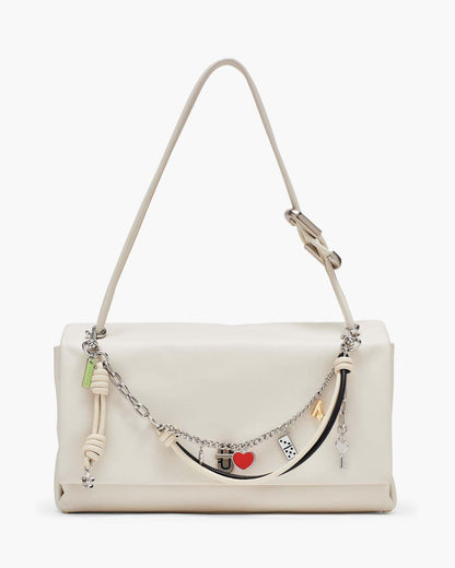 Marc Jacobs Exclusive - The Mini Icon Chain Bag Charm Black/Cloud White