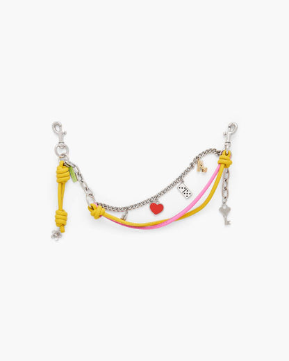 Marc Jacobs Exclusive - The Mini Icon Chain Bag Charm Bow Pink Multi