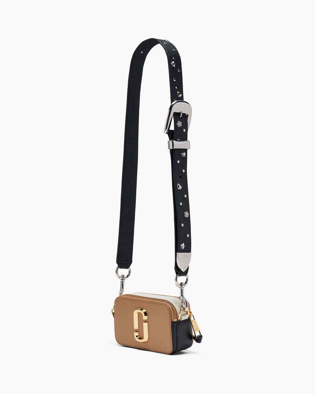 Marc Jacobs Premium - The Mini Icon Stud Leather Strap Black Multi