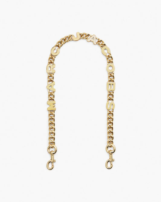 Marc Jacobs Smart Buy - The Logo Chain Shoulder Strap Gold