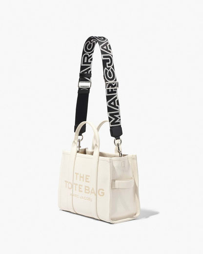 Marc Jacobs Value - The Outline Logo Webbing Strap Black/Silver
