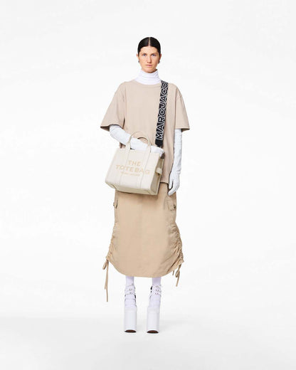 Marc Jacobs Value - The Outline Logo Webbing Strap Black/Silver