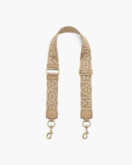 Marc Jacobs Smart Buy - The Outline Logo Webbing Strap Camel