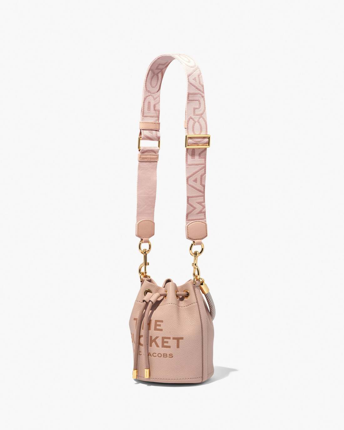 Marc Jacobs Everyday - The Outline Logo Webbing Strap Rose Multi