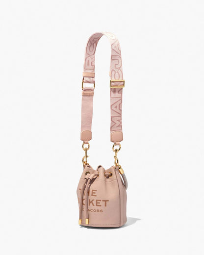 Marc Jacobs Everyday - The Outline Logo Webbing Strap Rose Multi