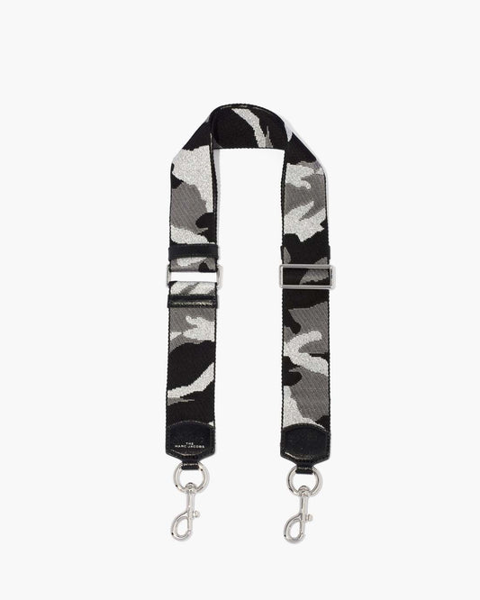 Marc Jacobs Value - The Camo Webbing Strap Grey/Black/Nickel