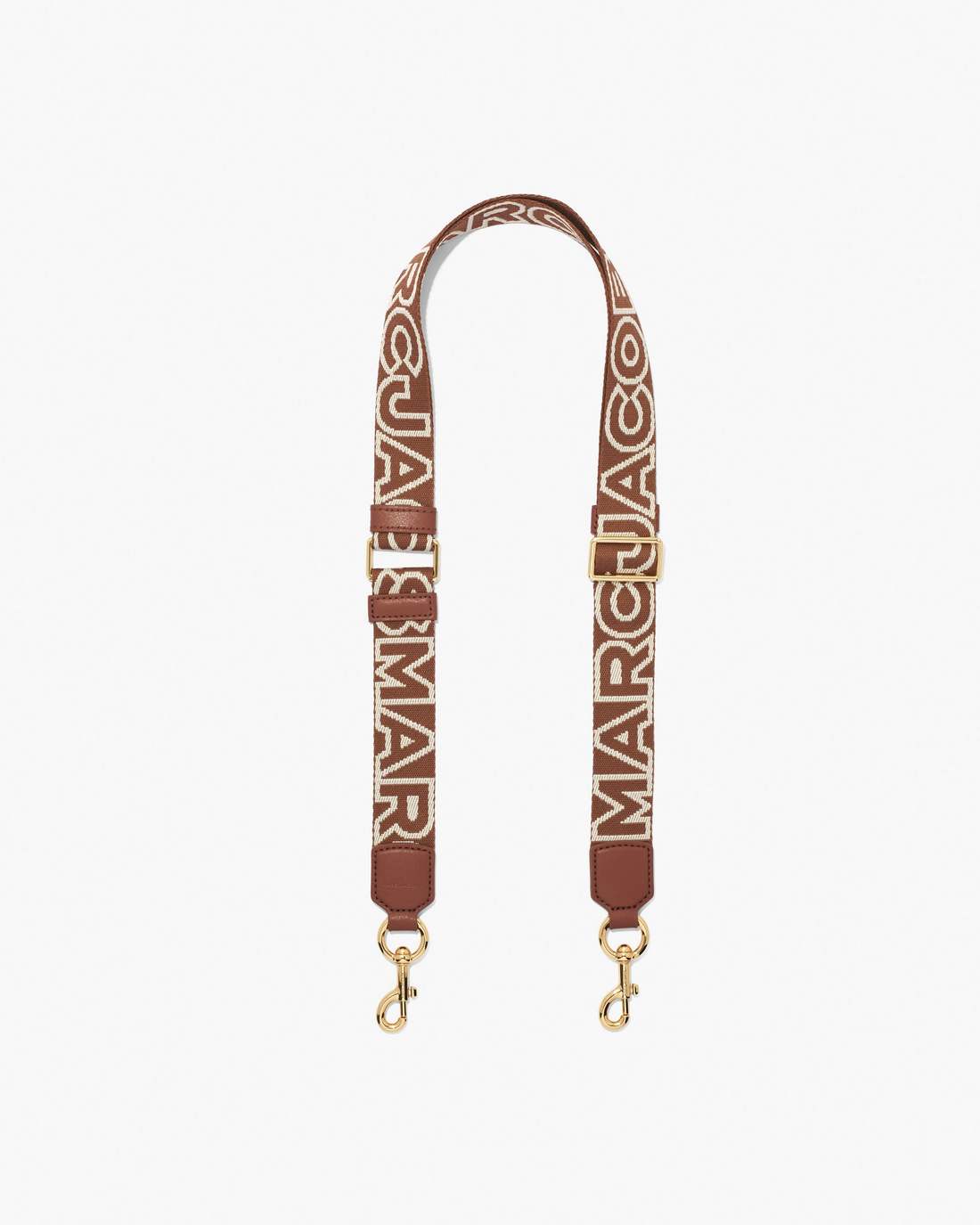 Marc Jacobs Hot Sale - The Thin Outline Logo Webbing Strap Argan Oil Multi