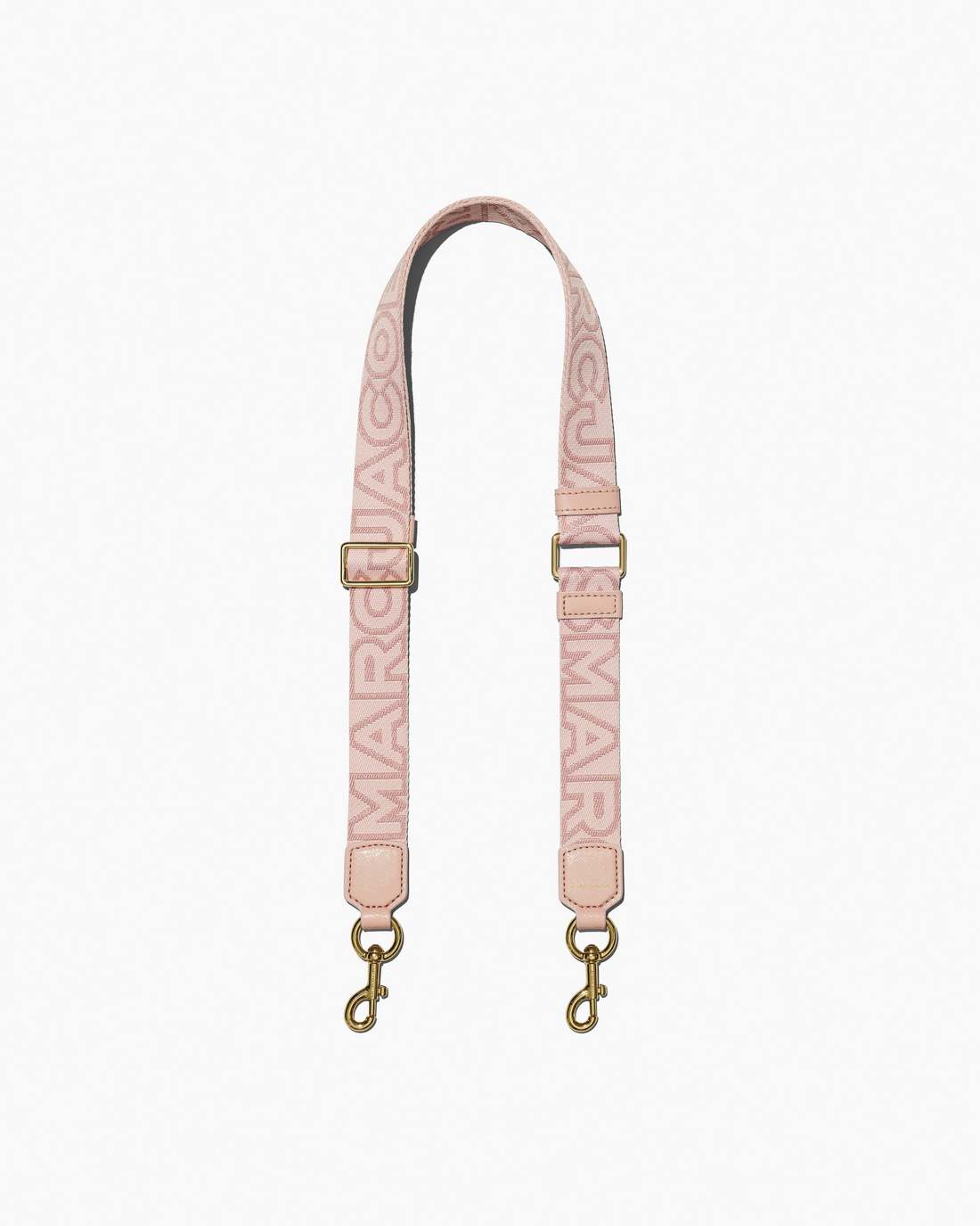 Marc Jacobs Trending - The Thin Outline Logo Webbing Strap Rose Multi