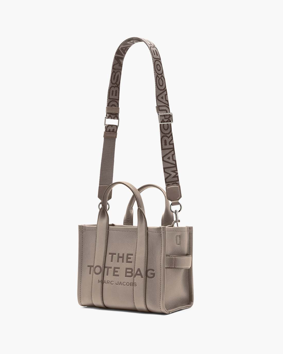 Marc Jacobs Best Price - The Thin Outline Logo Webbing Strap Cement Multi