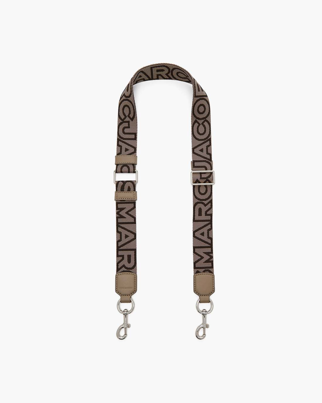 Marc Jacobs Best Price - The Thin Outline Logo Webbing Strap Cement Multi