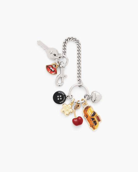 Marc Jacobs New - The Trinket Bag Charm Nickel