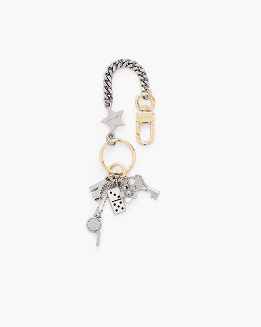 Marc Jacobs Trending - The Domino Effect Bag Charm Nickel