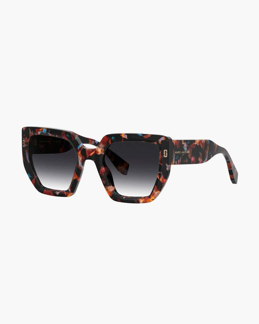 Marc Jacobs New - The J Marc Square Sunglasses Havana Multi