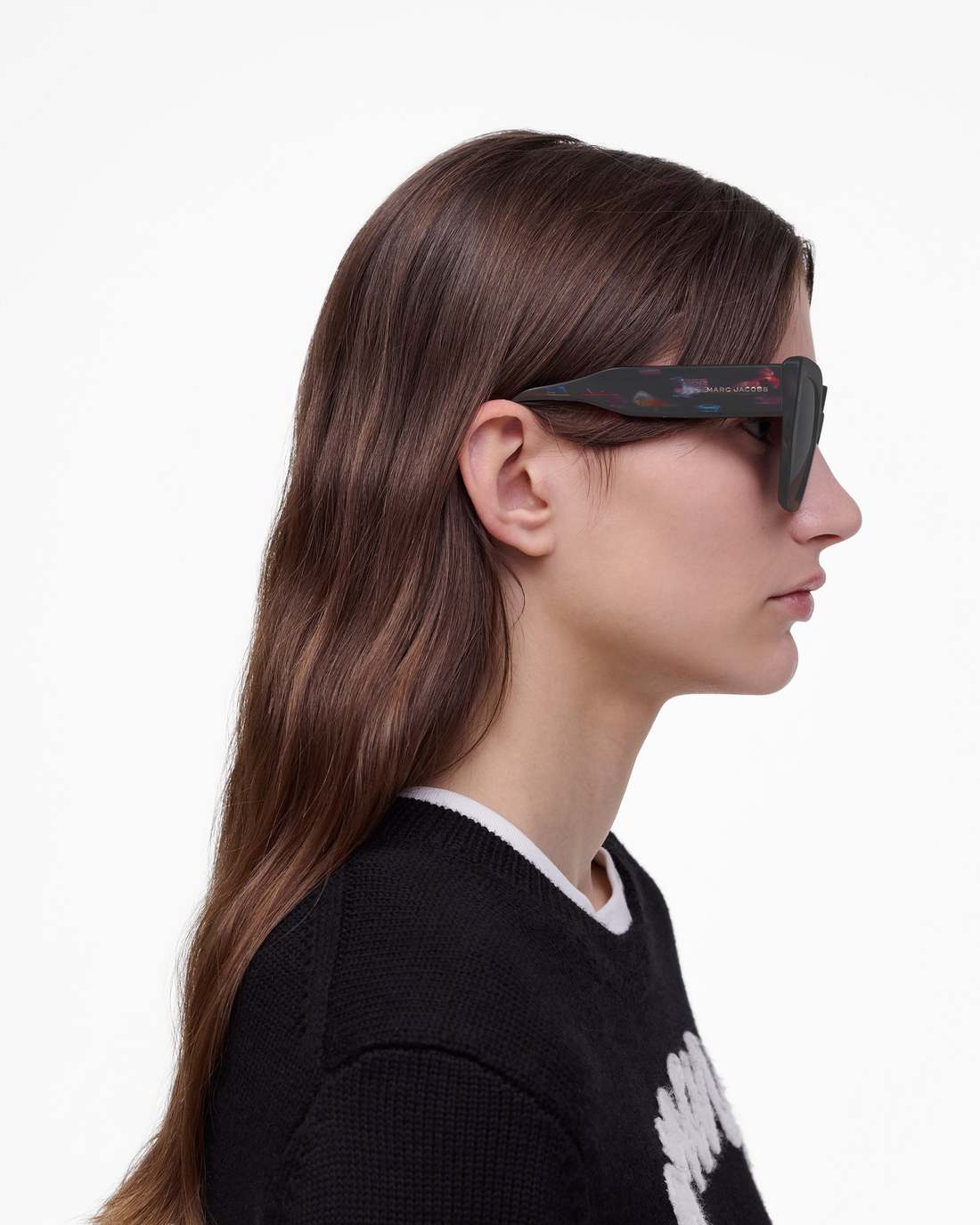 Marc Jacobs New - The J Marc Square Sunglasses Havana Multi