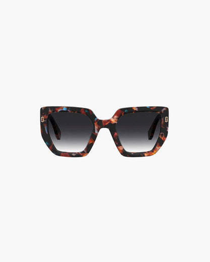 Marc Jacobs New - The J Marc Square Sunglasses Havana Multi