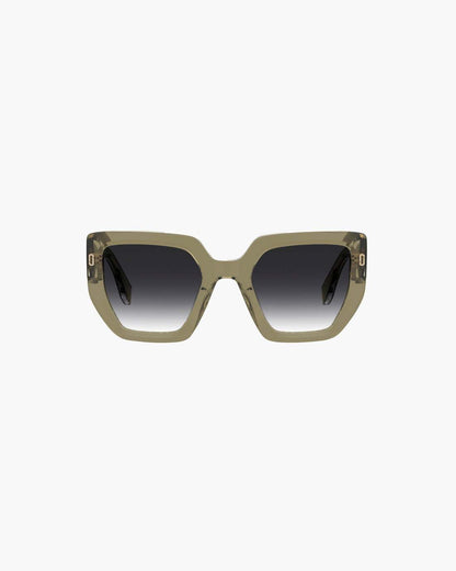 Marc Jacobs Smart Buy - The J Marc Square Sunglasses Olive