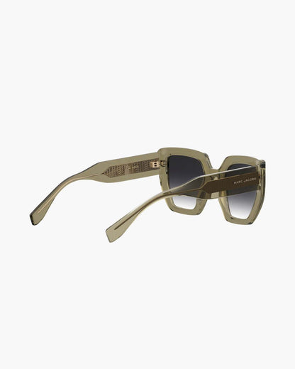 Marc Jacobs Smart Buy - The J Marc Square Sunglasses Olive