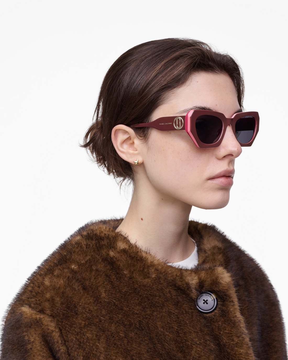 Marc Jacobs Trending - The J Marc Cat Eye Sunglasses Red/Pink