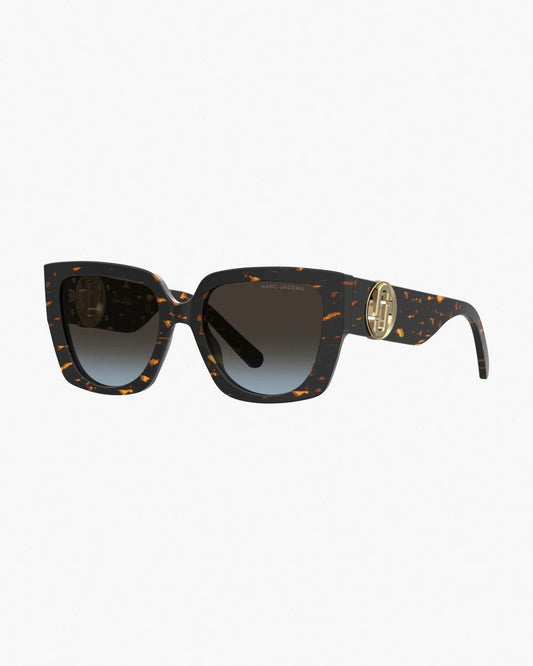 Marc Jacobs Best Price - The J Marc Square Cutout Sunglasses Havana