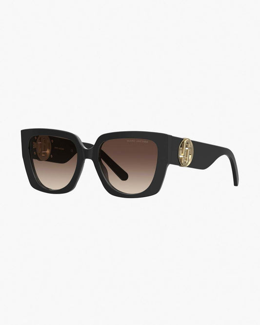 Marc Jacobs Best Price - The J Marc Square Cutout Sunglasses Black