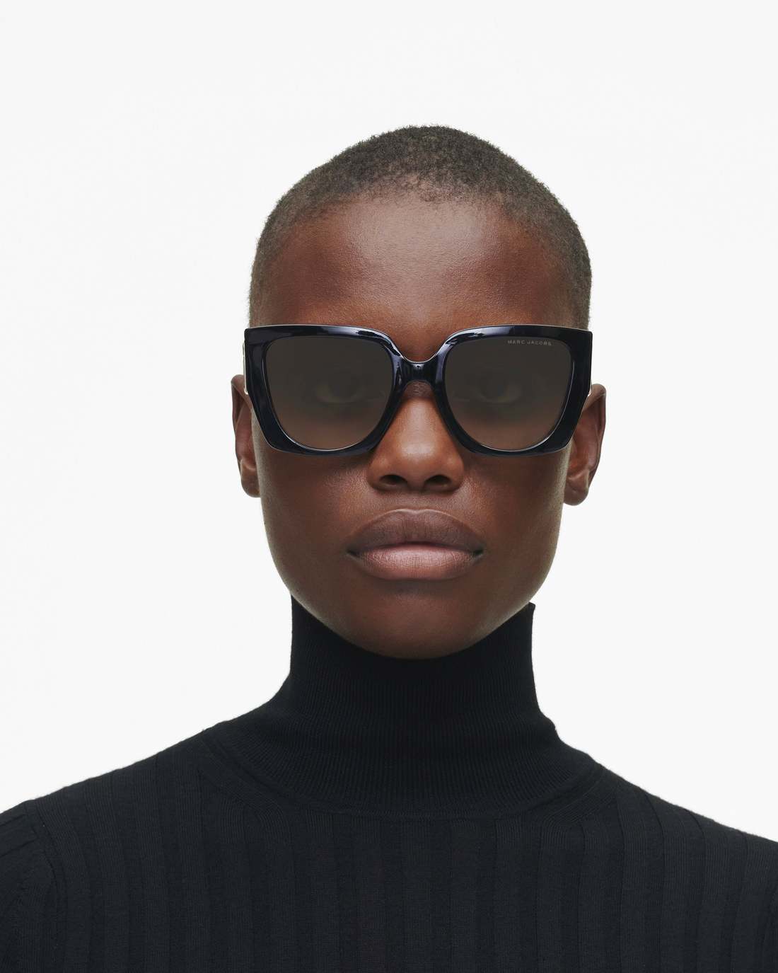Marc Jacobs Best Price - The J Marc Square Cutout Sunglasses Black