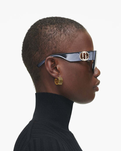 Marc Jacobs Best Price - The J Marc Square Cutout Sunglasses Black