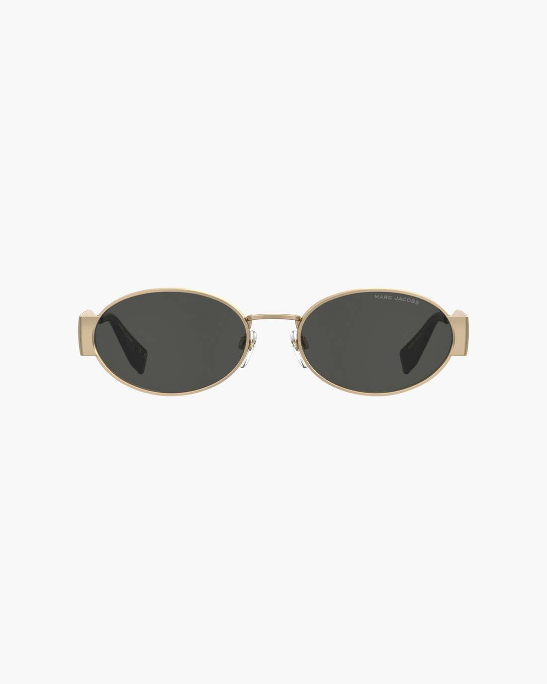 Marc Jacobs Smart Buy - The Classic Logo Round Sunglasses Black/Gold