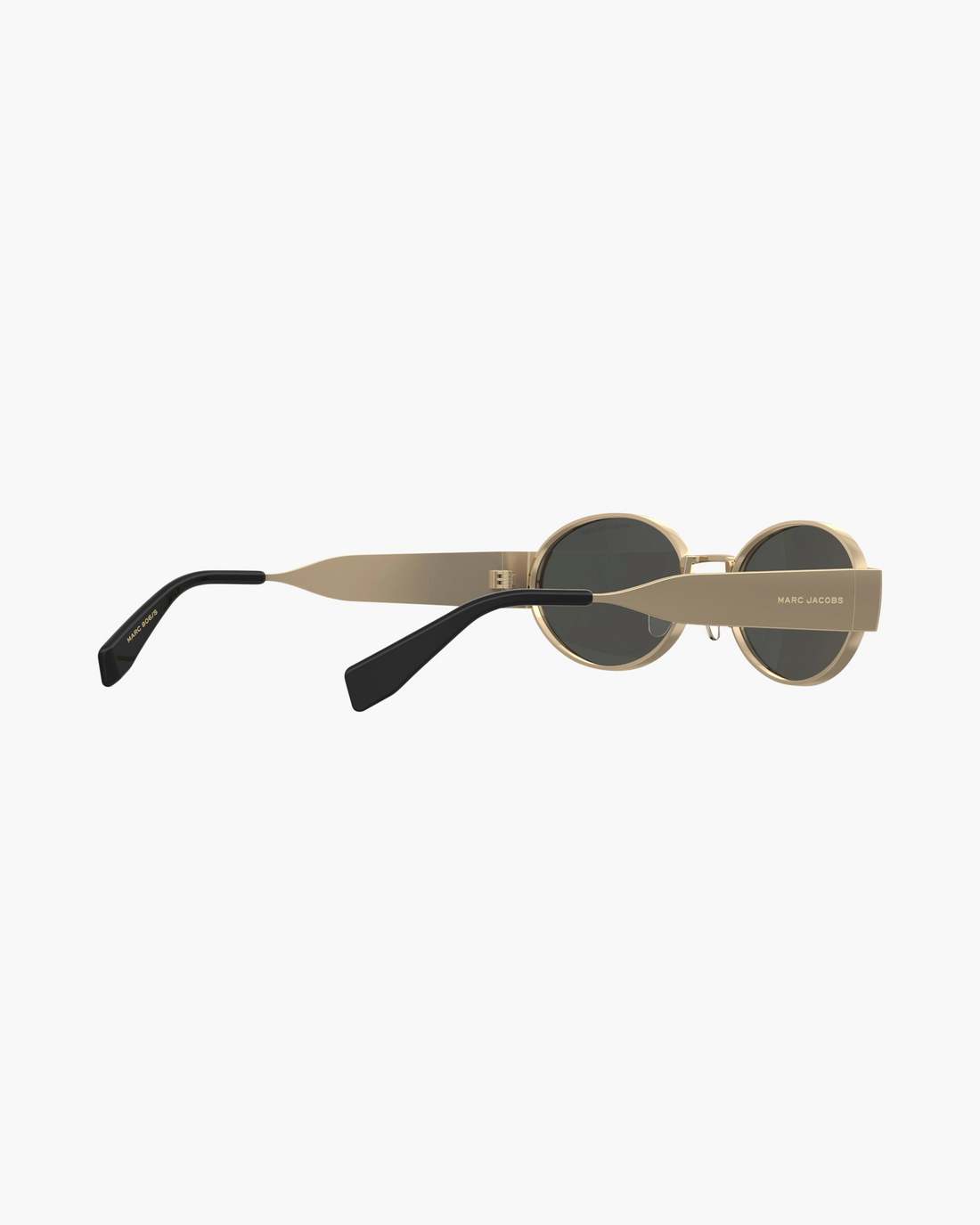 Marc Jacobs Smart Buy - The Classic Logo Round Sunglasses Black/Gold