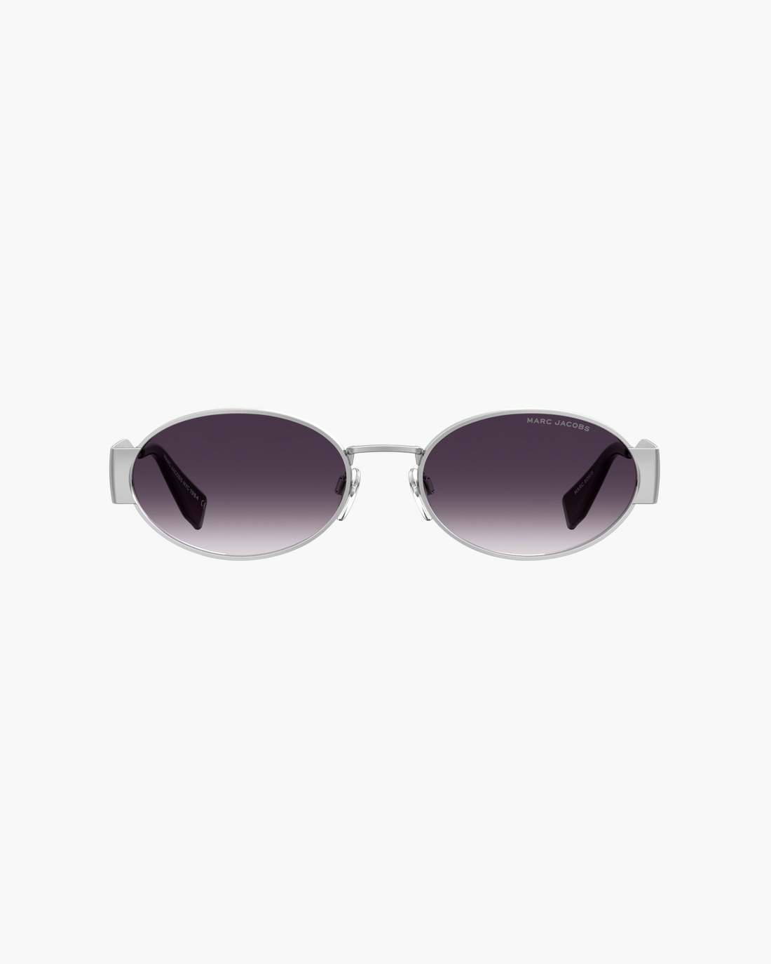 Marc Jacobs Customer Favorite - The Classic Logo Round Sunglasses Silver