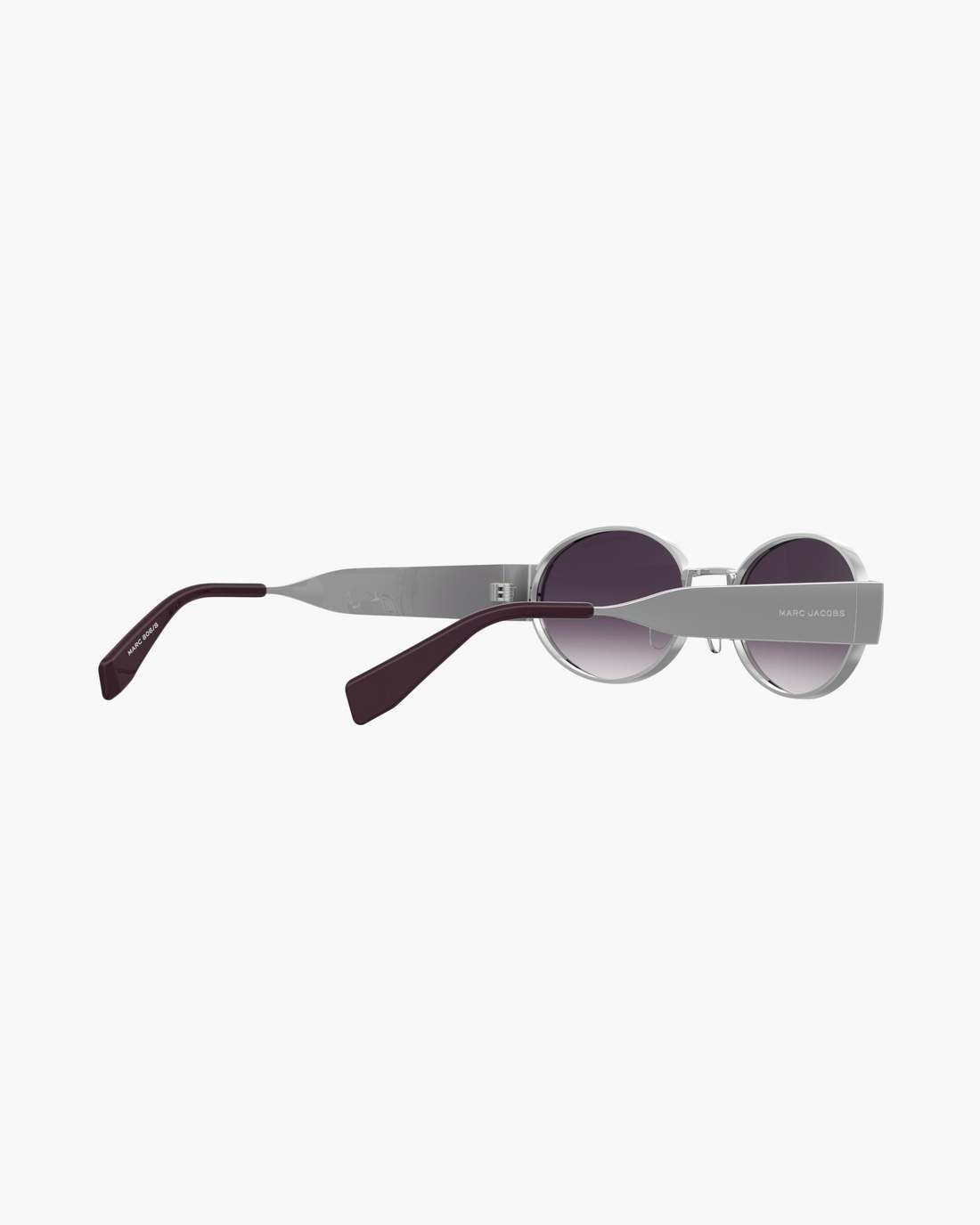 Marc Jacobs Customer Favorite - The Classic Logo Round Sunglasses Silver