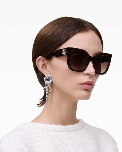 Marc Jacobs Featured - The J Marc Square Sunglasses Havana