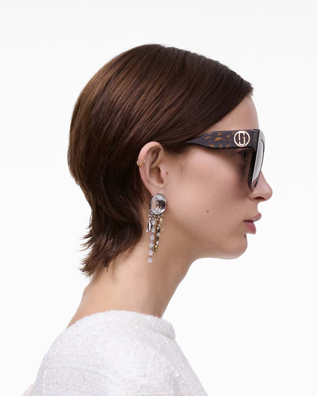Marc Jacobs Featured - The J Marc Square Sunglasses Havana