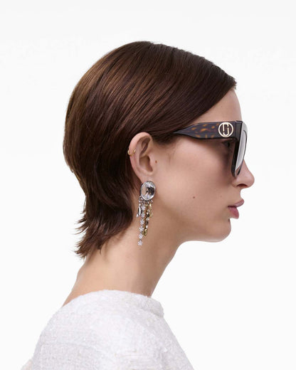Marc Jacobs Featured - The J Marc Square Sunglasses Havana