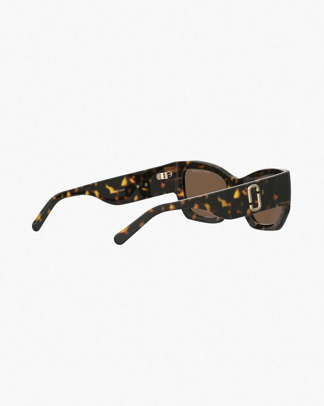 Marc Jacobs Trusted - The J Marc Square Cat Eye Sunglasses Havana