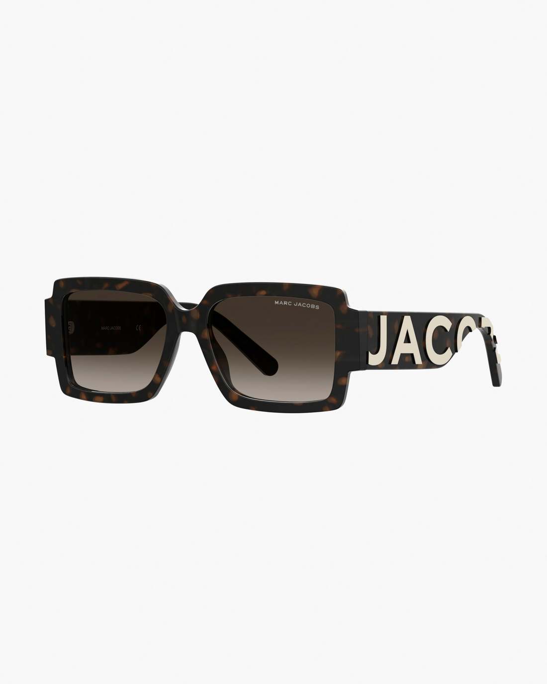 Marc Jacobs Value - The Bold Logo Square Sunglasses Havana