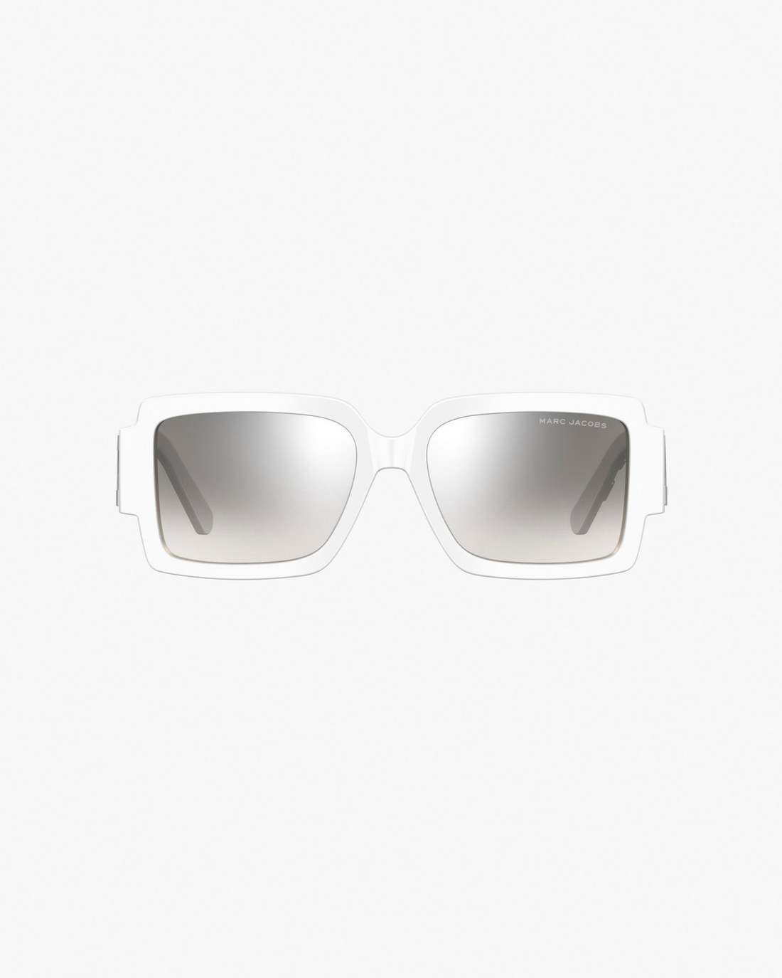 Marc Jacobs Featured - The Bold Logo Square Mirrored Sunglasses White/Grey