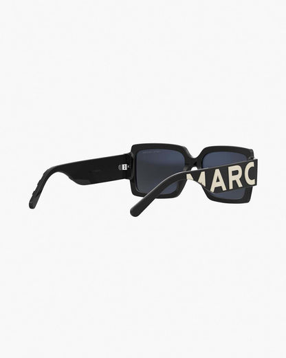 Marc Jacobs Deals - The Bold Logo Square Sunglasses Black/White